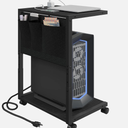 PC Stand, Computer Tower Stand with Charging Station, Height Adjustable PC Tower