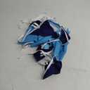 10M/32Ft Royal Blue Party Decorations Triangle Flag Pennant Bunting Fabric Garland for Wedding Birthday Ahoy Achor Nautical Pirate Bridal Baby Shower Under The Sea Party Festivals Decoration