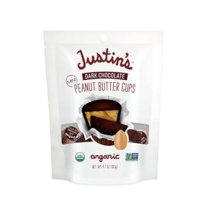 3 x Justin's, Peanut Butter Cups Dark Chocolate Mini Organic, 4.7 Ounce (EXP 01/12/27)