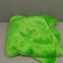 48 Inch Green Christmas Tree Skirt Faux Fur Trees Skirt Soft Fluffy Plush Light Green Xmas Tree Skirts Ornaments for Grinch Christmas Decorations New Year Holiday Family Indoor Outdoor Decor