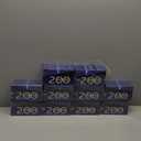 200 Hard Plastic Card Sleeves, Premium Plastic Baseball Card Sleeves, 3" x 4" Trading Cards Holder, Sports Baseball Football Game Cards Protectors (100 Hard Sleeve + 100 Soft Sleeve)