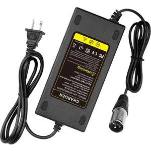 TREE.NB 24V 5A Lead Acid Battery Charger 3-Pin Male XLR Connector for Wheelchair, Pride Mobility Go-Go Elite Traveller, Jazzy Power Chair, Drive Medical, Golden Technologies, Mongoose, Rascal