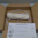 OUTON Beige Large Drum Lamp Shades for Floor Lamps, 16" Top x16" Bottom x 9" High, Easy to Assemble, Replacement Linen Lampshades for Table Lamps & Bedside Lamps (1.65" Spider)