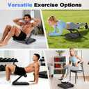 DERACY Sit Up Exercise Equipment, Adjustable Ab Machine, Multi-Functional Sit Up Machine, Ab Workout Equipment, Ab Trainer Machine for Women Men