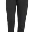 Bamans Womens 27"/29" Dress Pants Work Office Slacks Business Casual Stretch Skinny Leg with Pockets (Medium, Black)