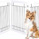 Internet's Best Traditional Wire Dog Gate - 3 Panel - 30" Tall - White