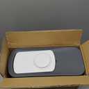 IEEK Rice Dispenser 12 Lbs,Large Cereal Dry Food Storage Containers Rice Storage Container Sealed Moisture Proof with Measuring Cup for Kitchen Pantry Household, White and Grey