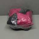 LIBZAKI Grill Cover 420D Waterproof, Weather Resistant, Rip-Proof, Anti-UV, Fade Resistant, Gas Grill Cover for Weber, Char Broil, Nexgrill Grills, etc.72 inches-Fuchsia/ Gray