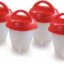 Egglettes Egg Cooker - Hard Boiled Eggs without the Shell, 4 Egg Cups