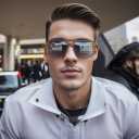 FEISEDY Vintage Square 70s Flat Aviator Sunglasses Women Men Classic Retro Stylish Frame UV400 Sunglasses B2622