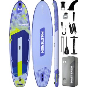 Extra Wide Inflatable Paddle Board 116 x 35 x 6, 450 LB High Weight Capacity SUP, Wide Stable Stand Up Paddle Board for Heavy People, Family & 2/3 Person, XL All-Around Paddleboard