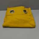 NICETOWN Semi Sheer Curtains Flax Linen Texture, Grommet Retro Window Treatment Linen Weave Vertical Drapes Privacy with Light Filter for Living Room, Citrine, 2 Panels, W52 x L84