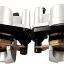 labwork Front Left and Right Brake Caliper Set with Pads Replacement for Yamaha Rhino 660 2004-2007 Rhino 700 2008-2013 Rhino 450 2006-2009 5B4-2580T-01-00 5B4-2580U-01-00 59300-05H00-999