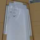 Shower Niche 24" X 12" White, Stainless Steel Wall Niche Recessed Shower Shelf for Bathroom Storage, No Tile Needed Over Mount Installation