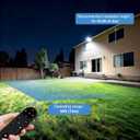 Kekeou 100W Dusk to Dawn LED Flood Light with Remote, 6500K Security Lights | 14000LM, IP67 Waterproof & Rugged, Timer, 10KV Surge, Flicker-free, 240 Adjustable Mount for Yard, 100W-Arm