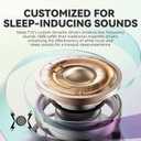 Sleep Earbuds Ultra-Thin Wireless Bluetooth 5.3 Earbuds for Side Sleepers, Noise Blocking Sleep Headphones T16 0729 (Deep Green)