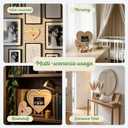 Pregnancy Announcement Gift Box for Grandparents - Ultrasound Picture Frame Ornament, Baby Reveal Surprise for Grandma & Grandpa, New Baby Gift Ideas (white)