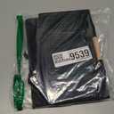 Fabric Storage Basket for Shelves, Collapsible Storage Bins with wood Handles, Rectangle Closet Baskets, Wardrobe Organiser, for Sorting Clothes, Family Items (Black) (1)