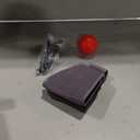 sticro Ankle Heating Pad for Achilles Tendonitis and Plantar Fasciitis Relief, Heated Ankle Brace Foot Heating Pad Wrap with Massage Ball for Sprained Ankle, Arthritis Foot Heel Pain Relief (Gray)