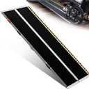 VNN Portable Wheelchair Ramp 8FT, Seamless Non-Slip Aluminum Door Threshold Ramps for Wheelchairs for Home, Handicap Wheelchair Ramps for Home Steps, Aluminum Threshold Ramps for Home Steps (8FT (Usable height 8-24 inch))