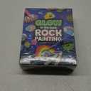 Dan&Darci Kids Rock Painting Kit - Glow in The Dark - Christmas Gifts Arts & Crafts for Boys and Girls Ages 6-12 - Craft Activities Kits - Creative Art Toys for 6, 7, 8, 9, 10, 11 & 12 Year Old Kid