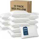 LANE LINEN Standard Size Bed Pillows for Sleeping, Set of 12, 20x26 - White