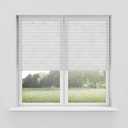 Foiresoft No Tools Pleated Fabric Shades, Temporary Window Blinds, No Drilling Self Adhesive Blinds, Easy to Cut and Install, Trim at Home, Cordless Light Filtering White, 35in X 94in, 3Pack