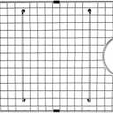 Serene Valley Sink Bottom Grid 26-15/16" X 14-1/16", Side Drain with Corner Radius 3/8",NDG2714S
