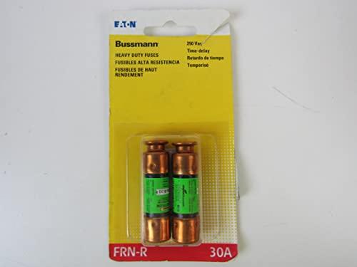 Bussmann BP/FRN-R-30 30 Amp Fusetron Dual Element Time-Delay Current Limiting Class RK5 Fuse, 250V Carded UL Listed, 2-Pack by Bussmann: Tools & Home Improvement