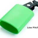 MUSCELL Jam Block Set Percussion Stand - Complete with Heavy Duty Mounting Bracket and Stand Included, 6 Different Coloured Jam Blocks Ideal for Professional Band, Beginners and Adults