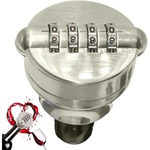 Beduan Wine Bottle Lock - Password Code Digital Lock - Cap Stopper for Wine Whiskey Liquor