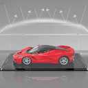Clear Acrylic Display Case for 1:18 Scale Vehicle Model,for Lego 42138 92177 Collectibles,Assemblable Dustproof Showcase,Countertop Box for Diecast Car(13x7.1x6 inch;33x18x15 cm)