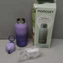 Momcozy Portable Bottle Warmer for Travel – Dual Heating Modes for Breast Milk & Water, Portable Milk Warmer with Fast Heating & Long Battery Life, 17 Ounces Large Capacity, Purple