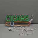 Roouneon Neon Sign Bar Home Neon Light Handmade LED Dimmable Neon Lights Signs for Art Man Cave Bedroom Office Hotel Pub Cafe Recreation Room Wall Artwork Sign Decor (Green+White+Blue+Orange+Red)