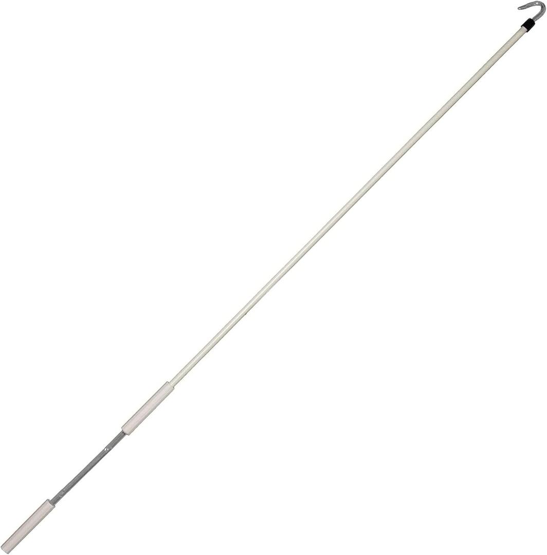 Universal Replacement Metal Crank Wand of Exterior Sun Shades Roller up Blind (Beige) (1"W x 39"H)
