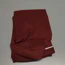 Horbaunal Burgundy Bed Wedge Pillow Cover with Zipper Design, Wedge Pillowcase Protector with Side Pocket for Storage, 24" L x 24" W x 12" H (Pillow Not Include)
