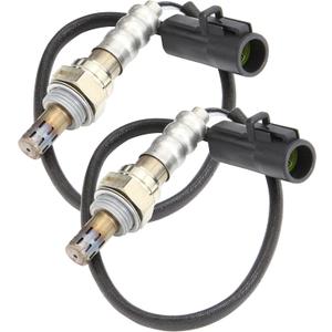 2PCS Oxygen Sensor O2 Sensor Front Rear Upstream Downstream for Ford, Lincoln, Mercury & Mazda - Ranger, Mustang, Expedition, Explorer, Escape, F150, Tribute Compatible with Bosch 15717
