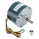 Condenser Fan Motor Replacement for Carrier 5KCP39BGS069S #3S001, #GE3907 Genteq Bryant Payne Dayton AC/Air Conditioner 1/10 HP 1100 RPM 208-230V 60HZ 48 Frame with Capacitor OEM Upgraded LEUNGOO