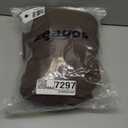 Zeagoo Women Puffer Vest Lightweight Stand Collar Sleeveless Winter Warm Zip Up Padded Outerwear Jackets with Pockets Large (Dark Brown)