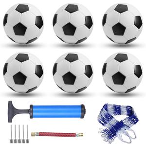6 Pack Classic Soccer Balls Size 5/4/3 Includes Ball Pump and Net BagSoccer Training Ball Practice for Kids and AdultsCompetition Soccer for Indoor Outdoor