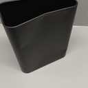 Cesun Small Bathroom Trash Can 2.1 Gallon Wastebasket, Modern Metal Garbage Can Office Waste Basket, Matte Black Stainless Steel Trash Bin for Bedroom, Home Office, Toilet, rv, Near Desk, Under Sink