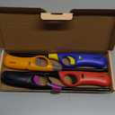 4 Pack Candle Lighter Long Lighters, Refillable Butane Lighters for Candle Camping Fireplace Party BBQ Grill(No Fuel), 4-colour