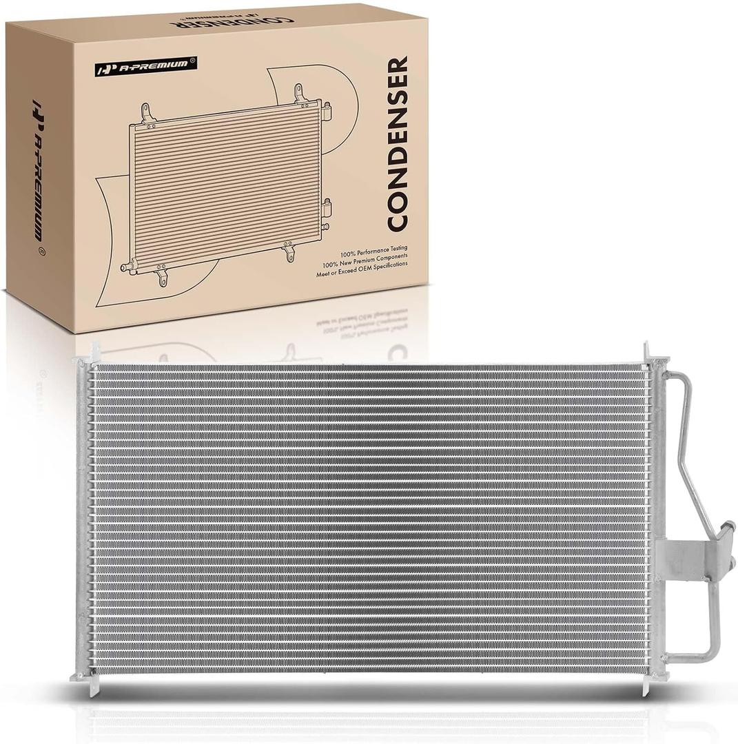 A-Premium Air Conditioning A/C Condenser Compatible with Chevrolet Camaro 1986-1991 & Pontiac Firebird 1986-1991, Replace# 3058523
