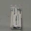 2.76 in Long Shackle Combination Lock | 4-Digit Padlock for Gym Locker, Cabinets, Toolboxes, Gates, Fences, Sheds | 1-Pack, Black/Silver