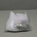 White Tulle Backdrop Curtain with Lights String for Parites 108ft Sheer Backdrop Curtains White Curtain Backdrop for Wedding Baby Shower Birthday Party Photo Shoot Decorations(2 Panels 10ft8ft)