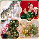 Remuuly 15 Pcs Christmas Ugly Sweater Diamond Painting Keychain 5d Double Sided Full Diamond Key Rings Painting Kits for Winter Christmas Hanging Ornaments for Crafts DIY Home Decor