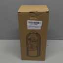 Makeup Brush Holder with Dustproof Cover 360 Rotating Makeup Brush Organizer for Vanity Bathroom, Grey