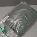 uxcell Rectangle Stretch Bench Cover with Elastic Bands, Jacquard Storage Bench Slipcover, Footrest Stool Slipcover, Footstool Protector Cover, Medium Size, Pine Green