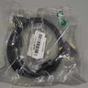 Monoprice Ultra Slim SVGA Monitor Cable - Male to Male, With Ferrites, Gold Plated Connector 30/32AWG, 6 Feet, Black
