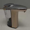 Automatic Soap Dispenser, PZOTRUF Touchless 17oz/500ml with Upgraded Infrared Sensor, 5 Adjustable Soap Dispensing Levels, Liquid Hand Soap Dispenser for Bathroom (Rose Gold)